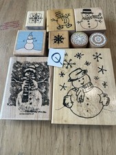 Bundle snow snowman for sale  HAYWARDS HEATH