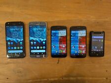 Lote de 5 celulares antigos funcionais MOTO X4, MOTO X, HTC ARIA comprar usado  Enviando para Brazil