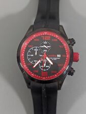 Usado, Relógio masculino Redline preto vermelho silicone cronógrafo comprar usado  Enviando para Brazil