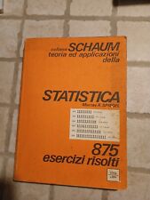 Statistica 875 esercizi usato  Napoli