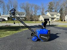 Blue snowjoe snowblower for sale  Schenectady