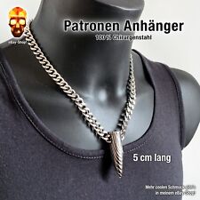 Patronen anhänger halskette gebraucht kaufen  München
