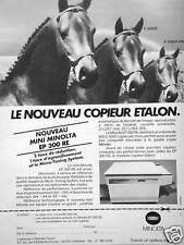 Minolta advertising the d'occasion  Expédié en Belgium