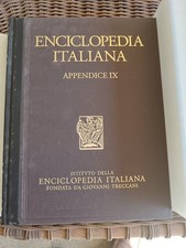 Appendice treccani enciclopedi usato  Palermo