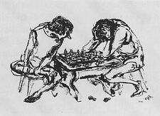 Schach lithographie paul gebraucht kaufen  Deutschland