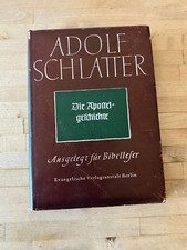 Adolf schlatter apostelgeschic gebraucht kaufen  Herborn