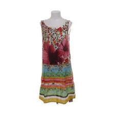 Desigual, sukienka, rozmiar: 40, wielokolorowa, bawełna, kwiaty, damska #RozmiarP na sprzedaż  PL