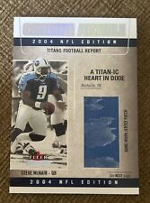 STEVE MCNAIR 2004 FLEER ARTIGO GENUÍNO GRANDE JERSEY PATCH /150 TITANS comprar usado  Enviando para Brazil