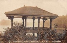 Cartão postal antigo foto real Buffalo New York Delaware Park gazebo Pesha AA103414 comprar usado  Enviando para Brazil