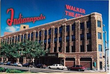 Cartão postal Indianapolis Indiana Avenue Walker Theater 6x4 c1990 comprar usado  Enviando para Brazil