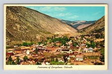 Cartão postal lembrança vintage Georgetown CO-Colorado, vista panorâmica da cidade da montanha comprar usado  Enviando para Brazil