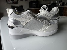 Keilabsatz turnschuh glitzer gebraucht kaufen  Wenden