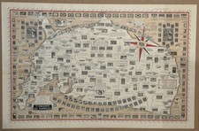Ernest Dudley Chase El Mapa Pictórico Estampillas de América Firmado RARO segunda mano  Embacar hacia Mexico