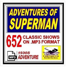 ADVENTURES OF SUPERMAN 652 Choice Radio Shows OTR MP3 On USB Flash Drive comprar usado  Enviando para Brazil