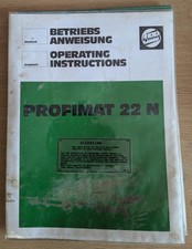 Weinig profimat 22n for sale  ABINGDON