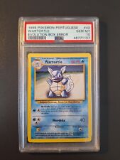 1999 Pokemon Portuguese Wartortle PSA 10 Evolution caixa erro WOTC LOW POP, usado comprar usado  Enviando para Brazil