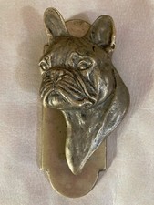 RARIDAD Tirador De Puerta De Latón FRENCH BULLDOG Bulldog Francés 0,8kg 16,5x9cm comprar usado  Enviando para Brazil