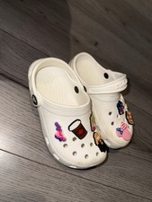 Girls crocs slippers for sale  GLASGOW
