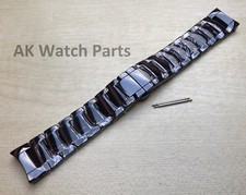 Pulseira/pulseira/link de cerâmica preta sobressalente compatível com Emporio Armani AR1474 comprar usado  Enviando para Brazil