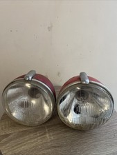 2 Faróis Citroen 2cv Vintage Metal Cibie Valeo Vermelho - CORREIO RASTREADO GRÁTIS -2 comprar usado  Enviando para Brazil