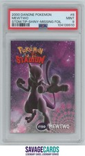 2000 Pokemon Stadium Danone Mewtwo PSA 9 #8 folha brilhante faltando comprar usado  Enviando para Brazil