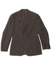 Jaqueta Blazer ZEGNA Masculina 2 Botões IT 46 Pequena Lã Listrada Cinza BV03 comprar usado Jaqueta Blazer ZEGNA Masculina 2 Botões IT 46 Pequena Lã Listrada Cinza BV03 comprar usado  Enviando para Brazil