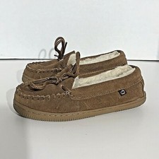 Usado, Mocassins Lam Kids chinelos camurça marrom forrado Sherpa juvenil tamanho 13Y comprar usado  Enviando para Brazil