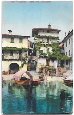 Cartolina lago maggiore usato  Trieste