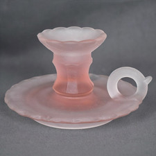 Porte bougies verre d'occasion  Ribemont