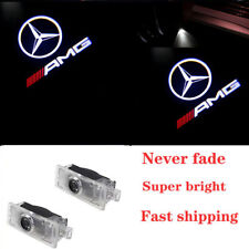 2 peças LED AMG projetor laser porta luzes de sombra para Mercedes CLA CLS 2013-2019, usado comprar usado  Enviando para Brazil
