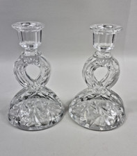 Pair vintage crystal for sale  LUTON