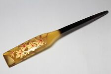 Usado, Grampo de cabelo japonês antigo pente IPPON KANZASHI flor amarela para quimono comprar usado  Enviando para Brazil