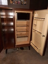Frigo salon acajou d'occasion  Villeneuve-l'Archevêque