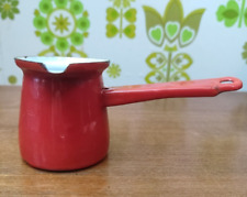 Vintage red enamel for sale  HEBDEN BRIDGE