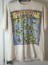 Usado, Camiseta Jimmy Buffett Carnival Tour vintage 98 nova sem etiquetas arte frontal/traseira GG rara! comprar usado  Enviando para Brazil