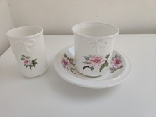 Rose patterned ceramic for sale  BURNLEY