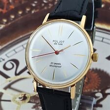 Zegarek vintage ZSRR Poljot De Luxe ULTRA SLIM 1MChZ Mechaniczny zegarek na rękę 2209 na sprzedaż  Wysyłka do Poland