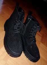 Stiefeletten boots schwarz gebraucht kaufen  Dresden