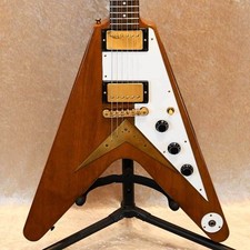 Guitarra elétrica Gibson Custom Shop 1958 Flying V hardware ouro natural EUA 1991 comprar usado Guitarra elétrica Gibson Custom Shop 1958 Flying V hardware ouro natural EUA 1991 comprar usado  Enviando para Brazil