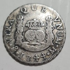 1744 messico reales usato  Concordia sulla Secchia
