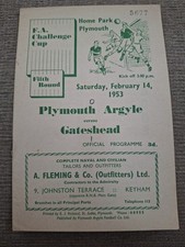 Plymouth argyle gateshead for sale  NORTHAMPTON