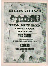 Bon jovi wanted for sale  WREXHAM