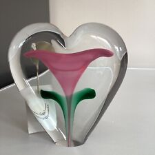Nobile glassware heart for sale  MAIDENHEAD