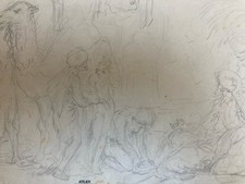 Dessin ancien original d'occasion Dessin ancien original d'occasion  Toulouse-