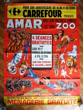 Affiche cirque amar d'occasion  Crémieu