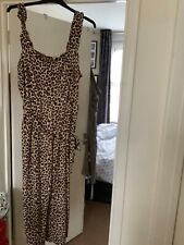 Leopard print jumpsuit for sale  LONDON