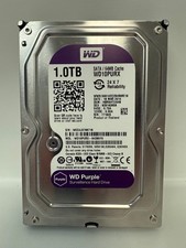 WESTERN DIGITAL WD10PURX 3.5 1TB SATA WD DISCO RÍGIDO DE VIGILÂNCIA ROXO DVR NVR comprar usado  Enviando para Brazil
