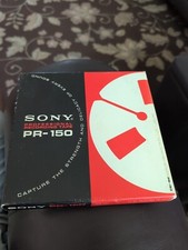 Fita de gravação vintage Sony PR-150 1800 pés 1/4" 1 MIL sem emenda em branco de fábrica comprar usado  Enviando para Brazil