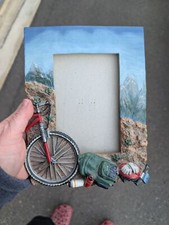 Quadro para bicicleta de montanha 3D comporta foto 4X6 cena MTB SEM VIDRO, usado comprar usado  Enviando para Brazil