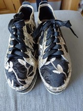 Lace platform trainers for sale  STAMFORD